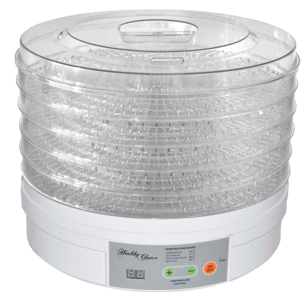 Healthy Choice European Design Food Dehydrator/ Preserver w/ 2 Power Levels