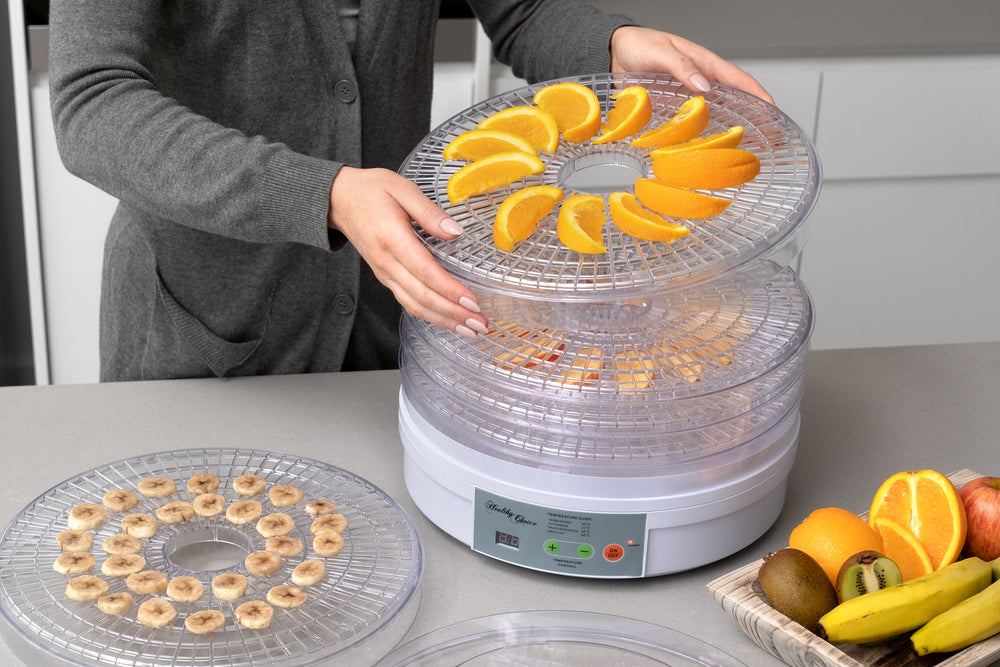 Healthy Choice European Design Food Dehydrator/ Preserver w/ 2 Power Levels