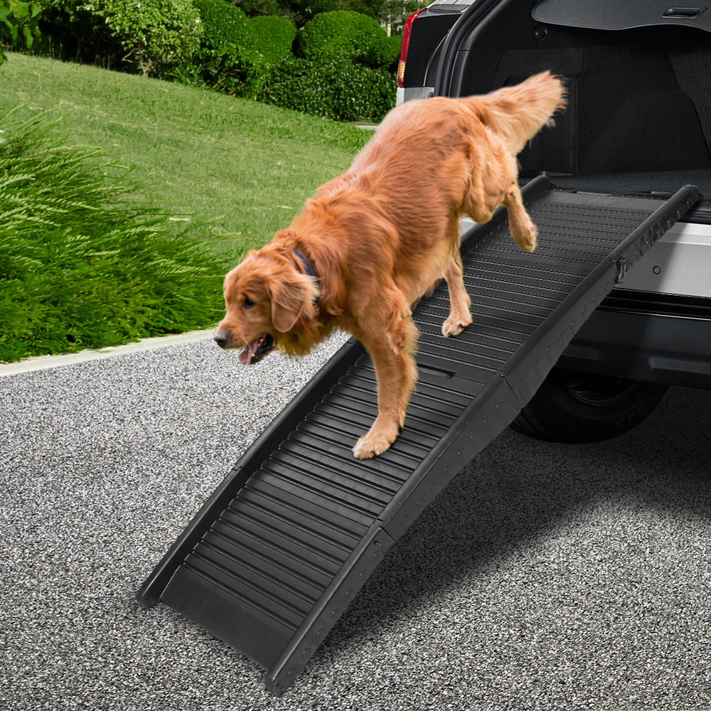 i.Pet Portable Folding Pet Ramp for Cars Black