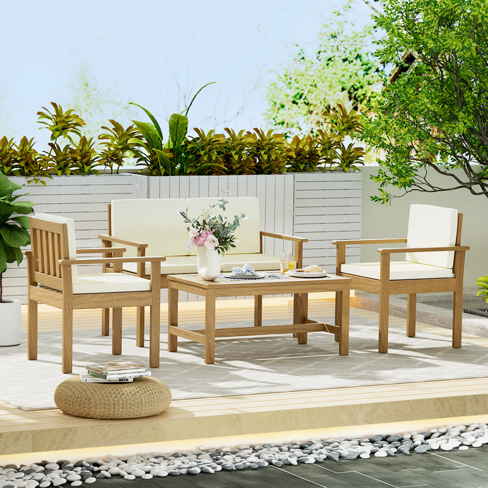 Gardeon 4 Seater Outdoor Sofa Set Lounge Setting