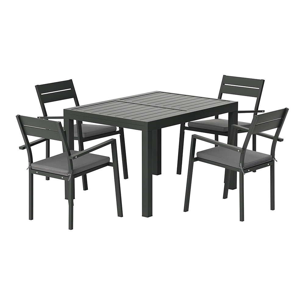 Gardeon Outdoor Aluminum 5pcs Dining Set