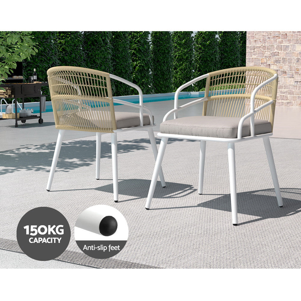 Gardeon 5pc Outdoor Furniture Table and chairs Set