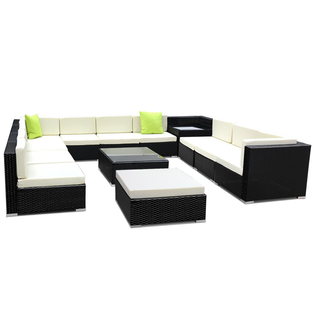 Gardeon 13 Piece Outdoor Furniture Sofa Set with Cover