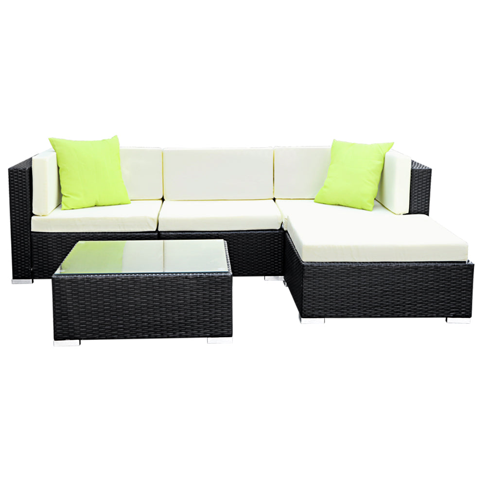 Gardeon 5 Piece Outdoor Furniture Sofa Set