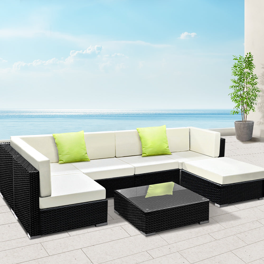 Gardeon 7 Piece Outdoor Furniture Sofa Set