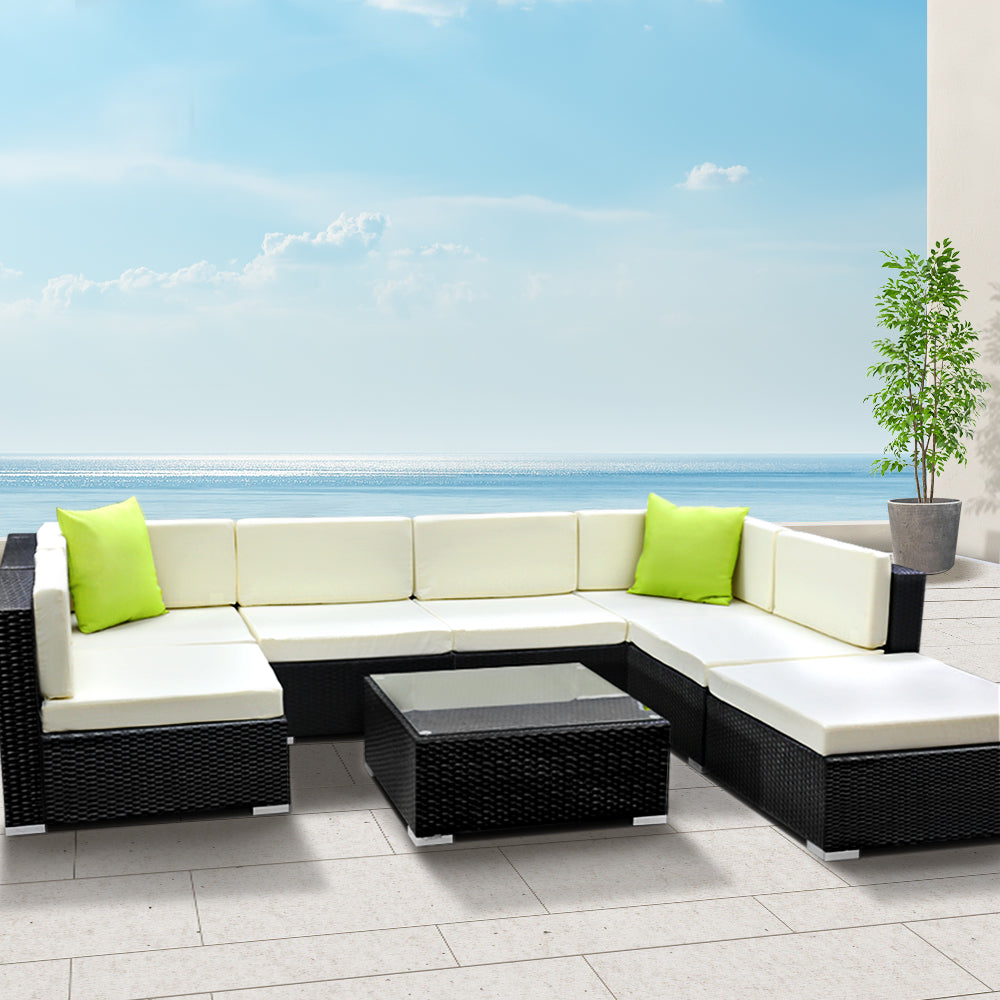 Gardeon 8 Piece Outdoor Furniture Sofa Set