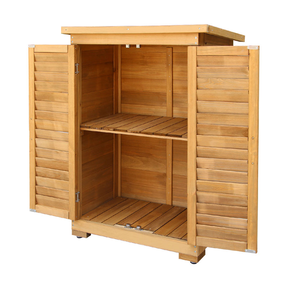 Gardeon Outdoor Wooden Storage Cabinet Box