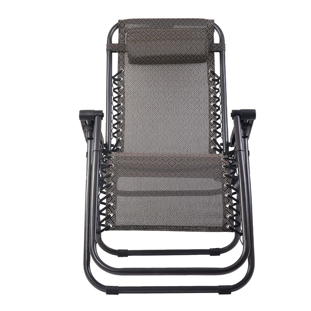 Gardeon 2 Piece Zero Gravity Reclining Chair - Beige