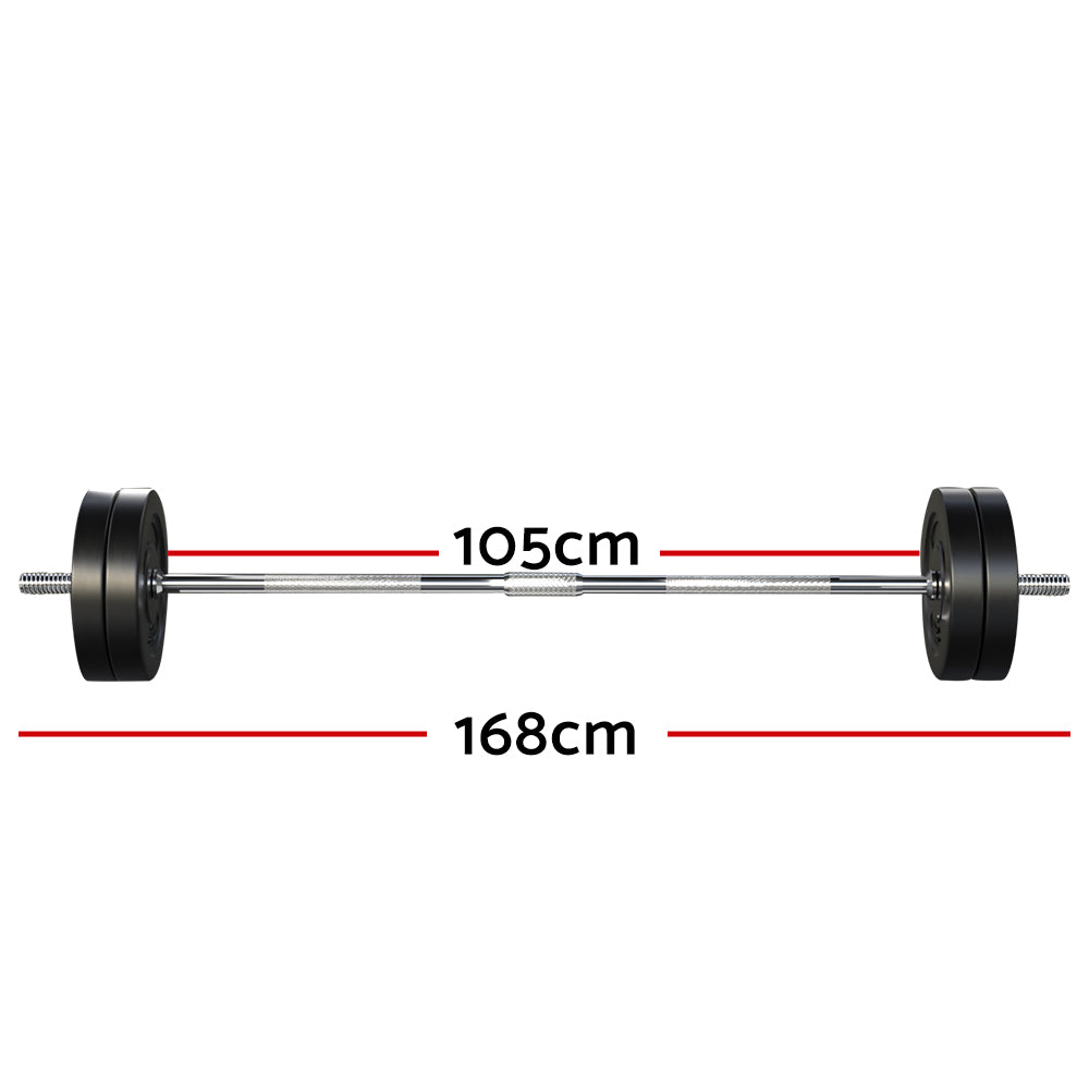 168cm Barbell Weight Set Plates - 48KG