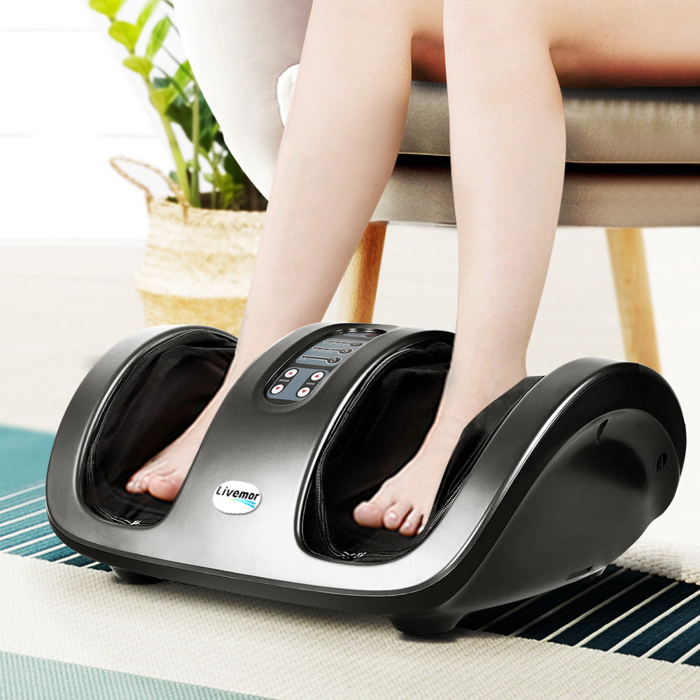 Livemor 3D Foot Shiatsu Massager Charcoal