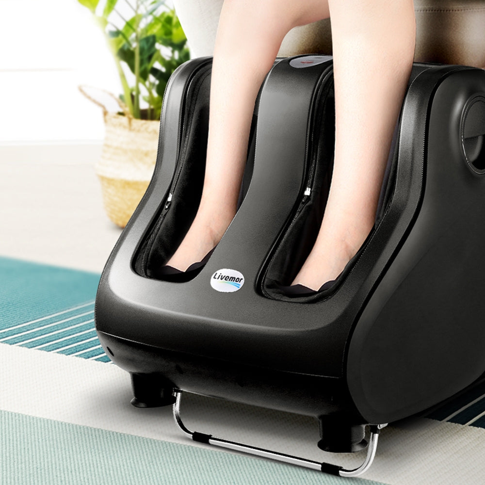 Livemor 5-In-1 Foot Massager Black