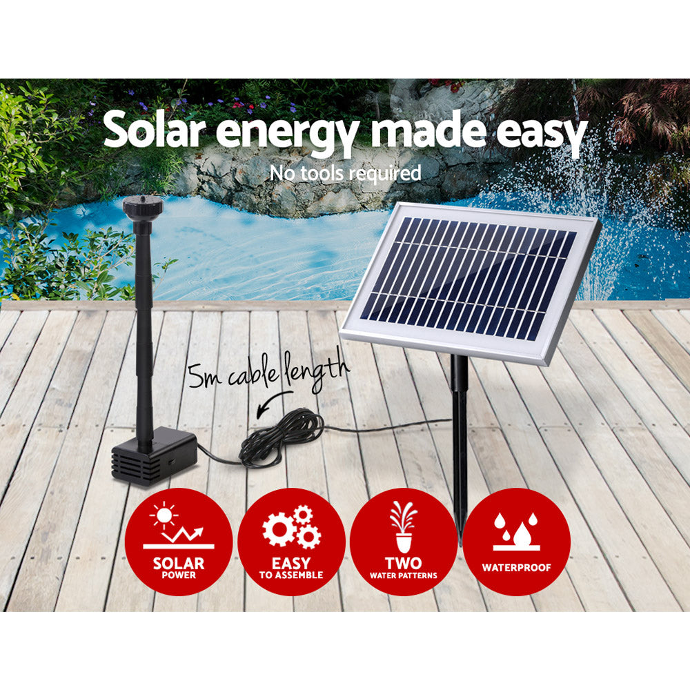 Gardeon 25W Solar Powered Water Pond Pump