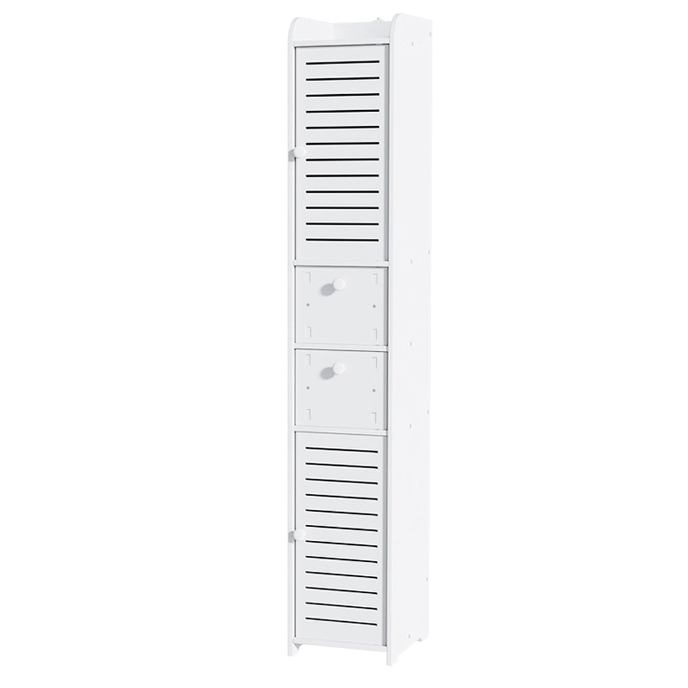 Artiss Bathroom Toilet Storage Cabinet Tallboy White