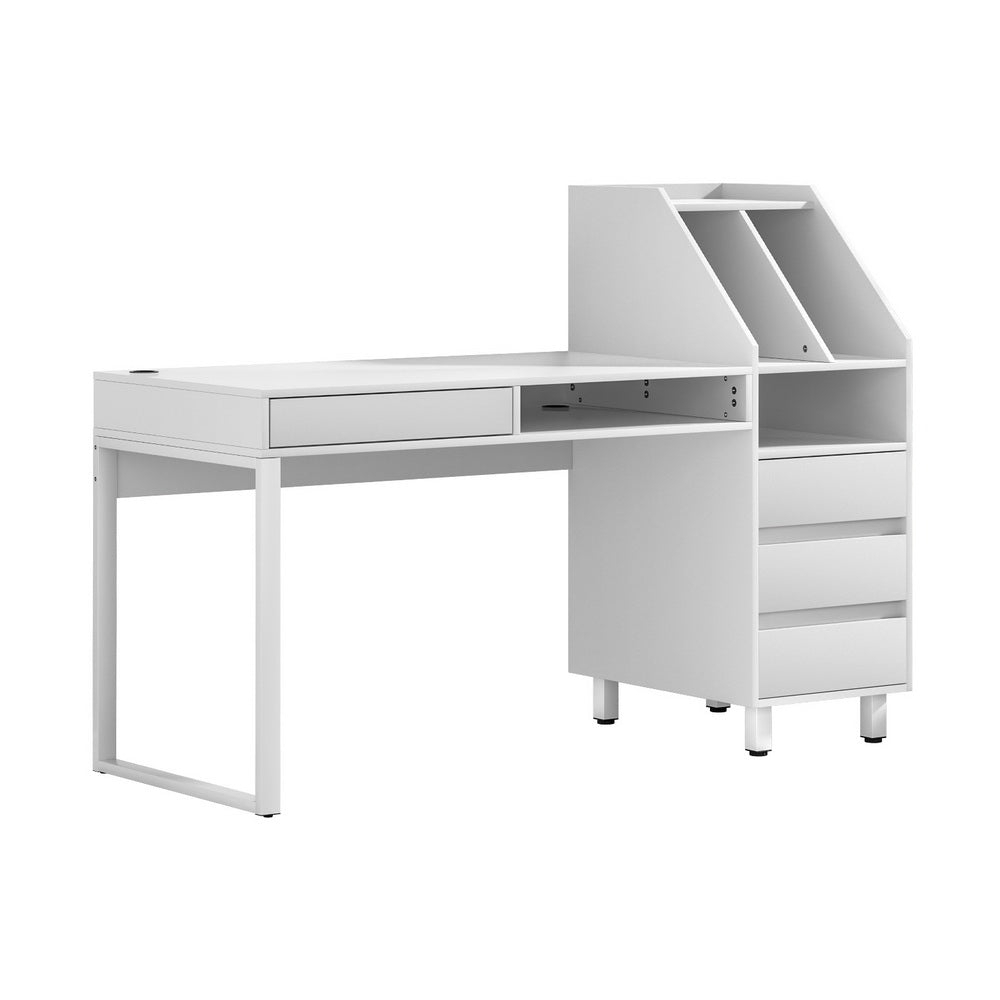 Artiss Computer Desk with Drawer White