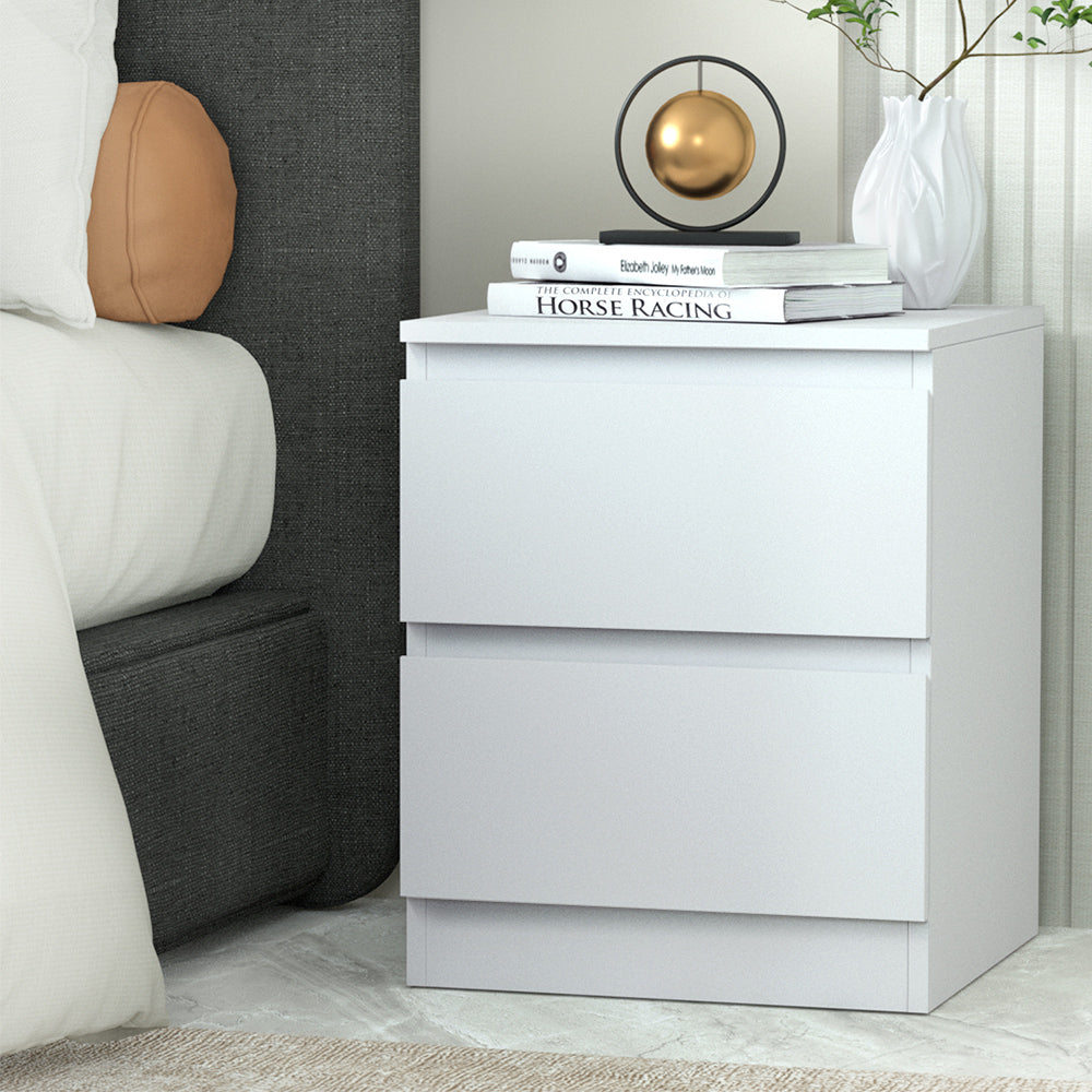 Artiss Bedside Drawers White