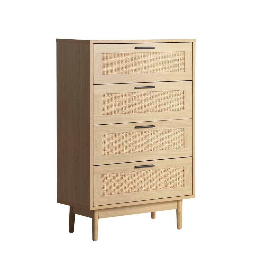 Artiss 4 Chest of Drawers Tallboy Wood