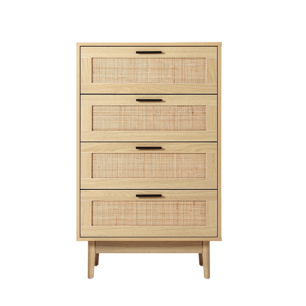 Artiss 4 Chest of Drawers Tallboy Wood