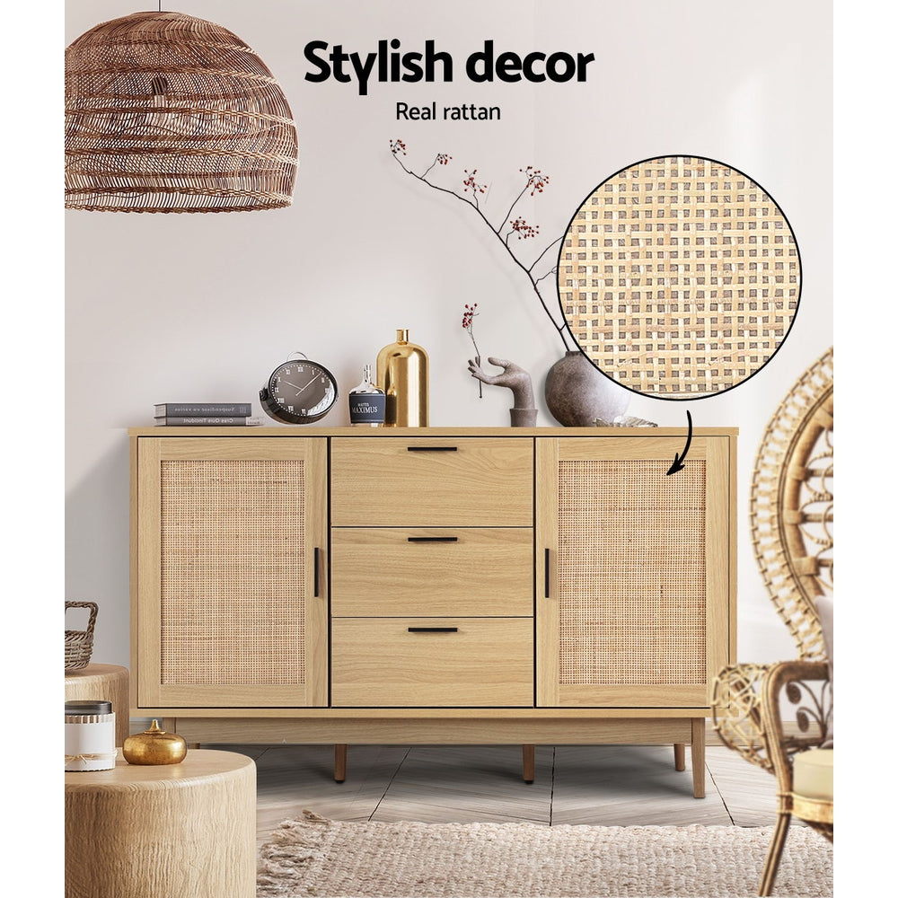 Artiss Buffet Sideboard Rattan Cabinet