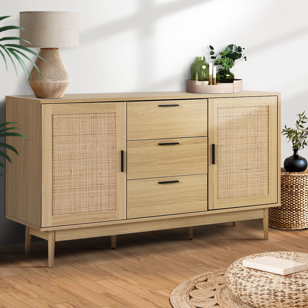 Artiss Buffet Sideboard Rattan Cabinet