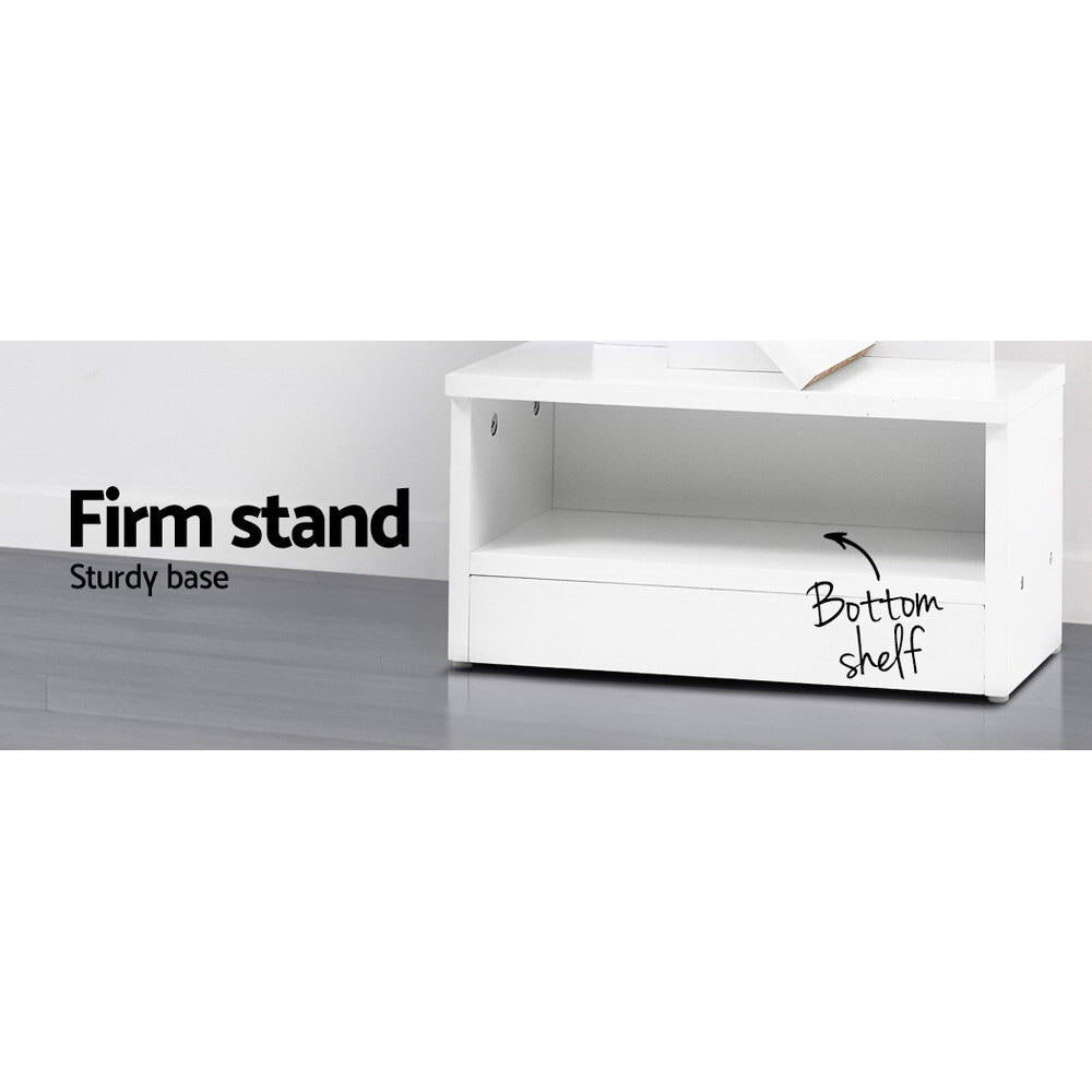 Artiss Display 9-Shelf Tree Bookshelf White