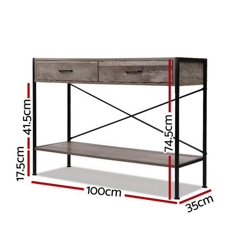 Artiss Wooden Hallway Console Table Wood