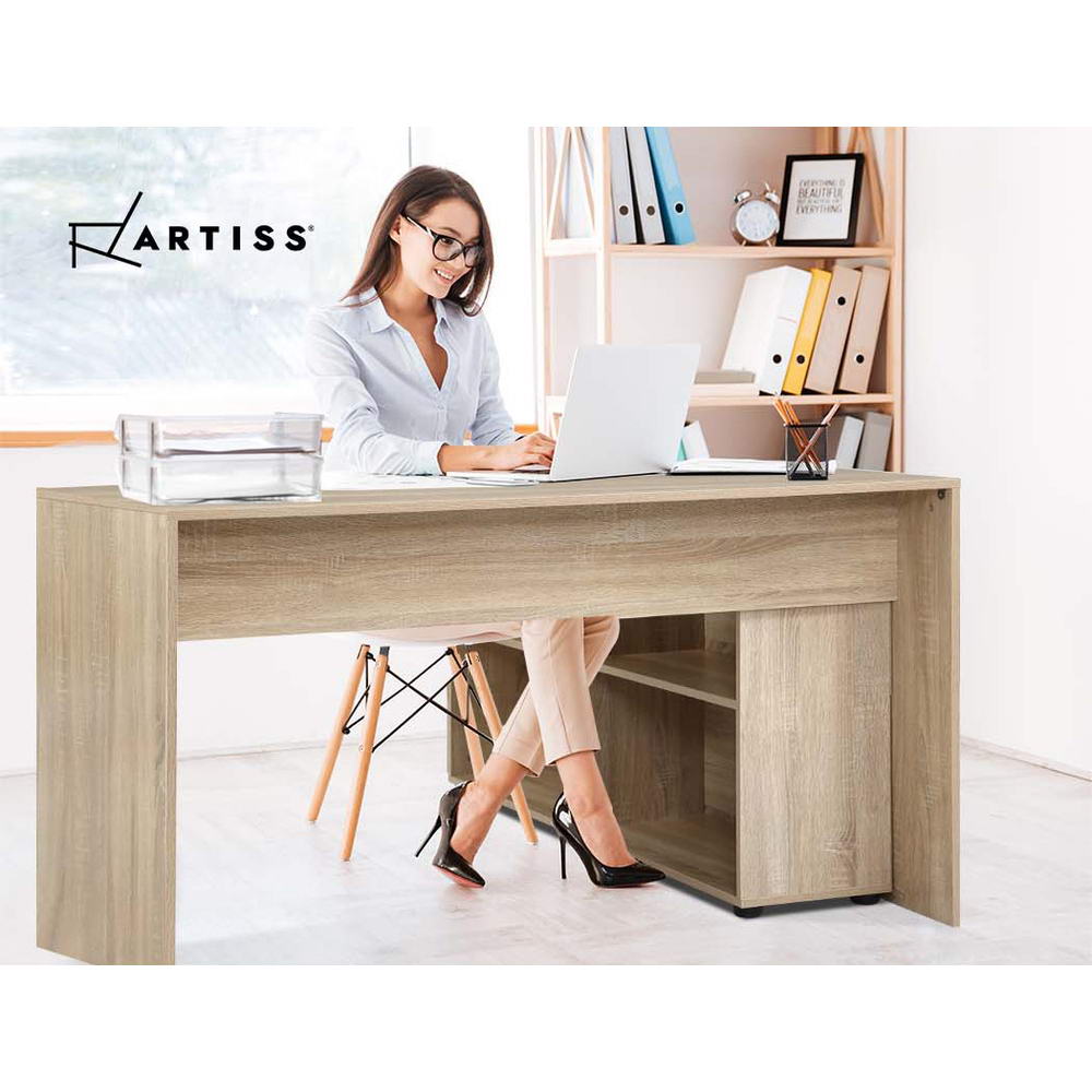 Artiss Corner Office Desk Wood