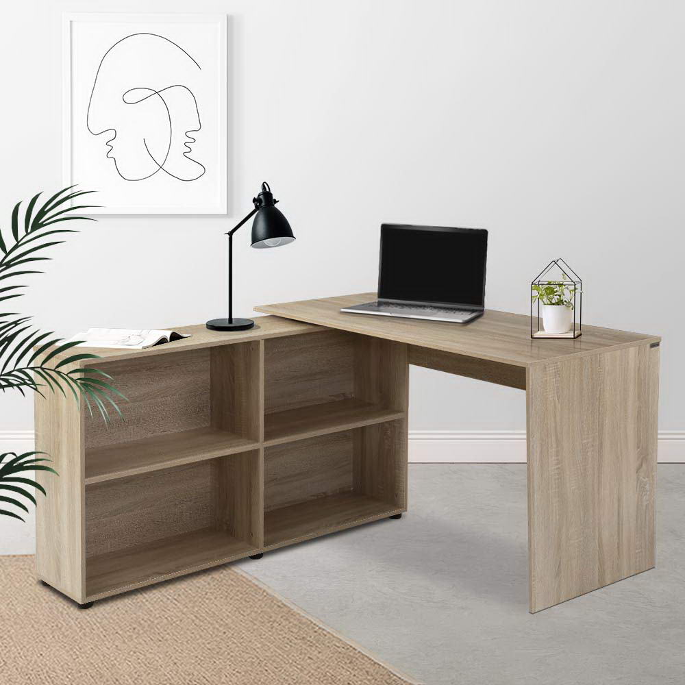Artiss Corner Office Desk Wood