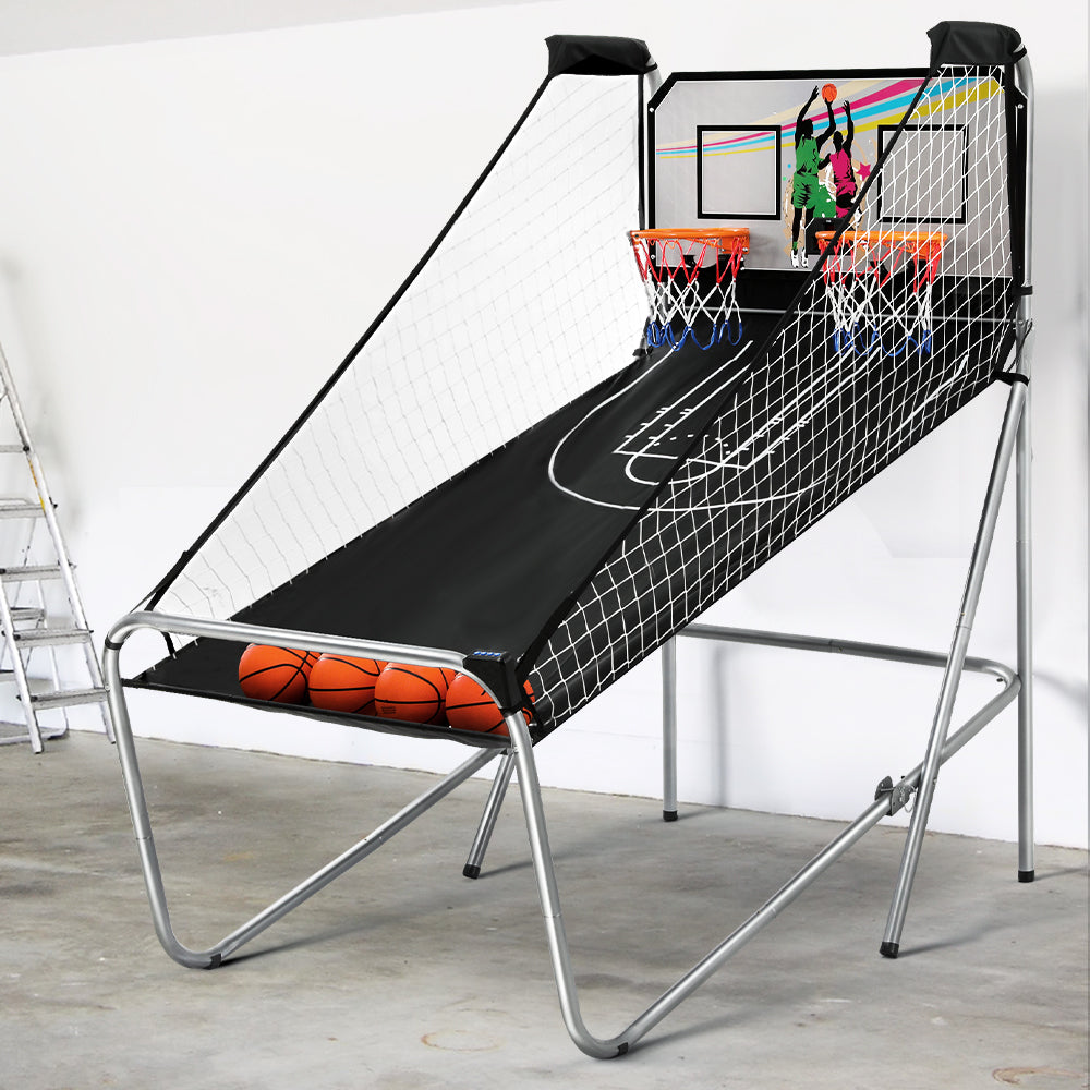 Arcade Foldable Basketball Game LED Electronic Scorer Double Shot