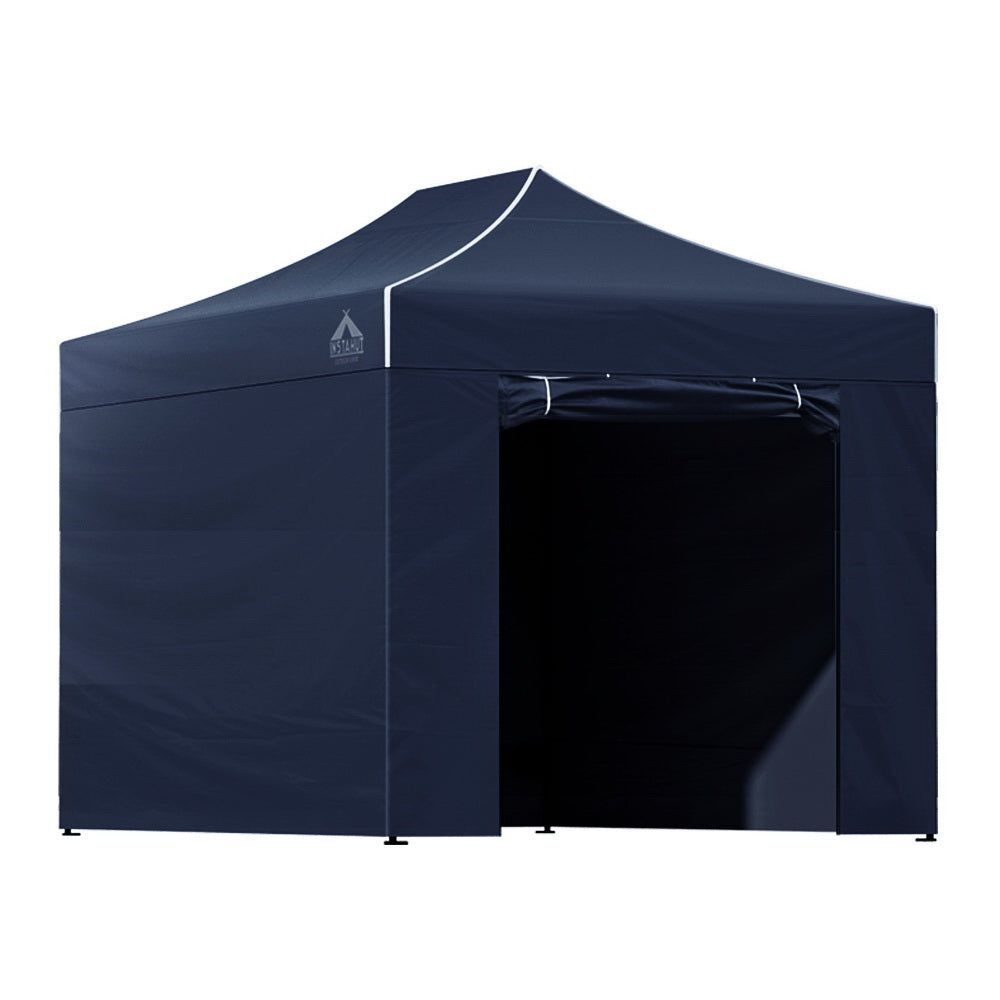 Instahut Gazebo Pop Up Marquee 3x4.5 Navy