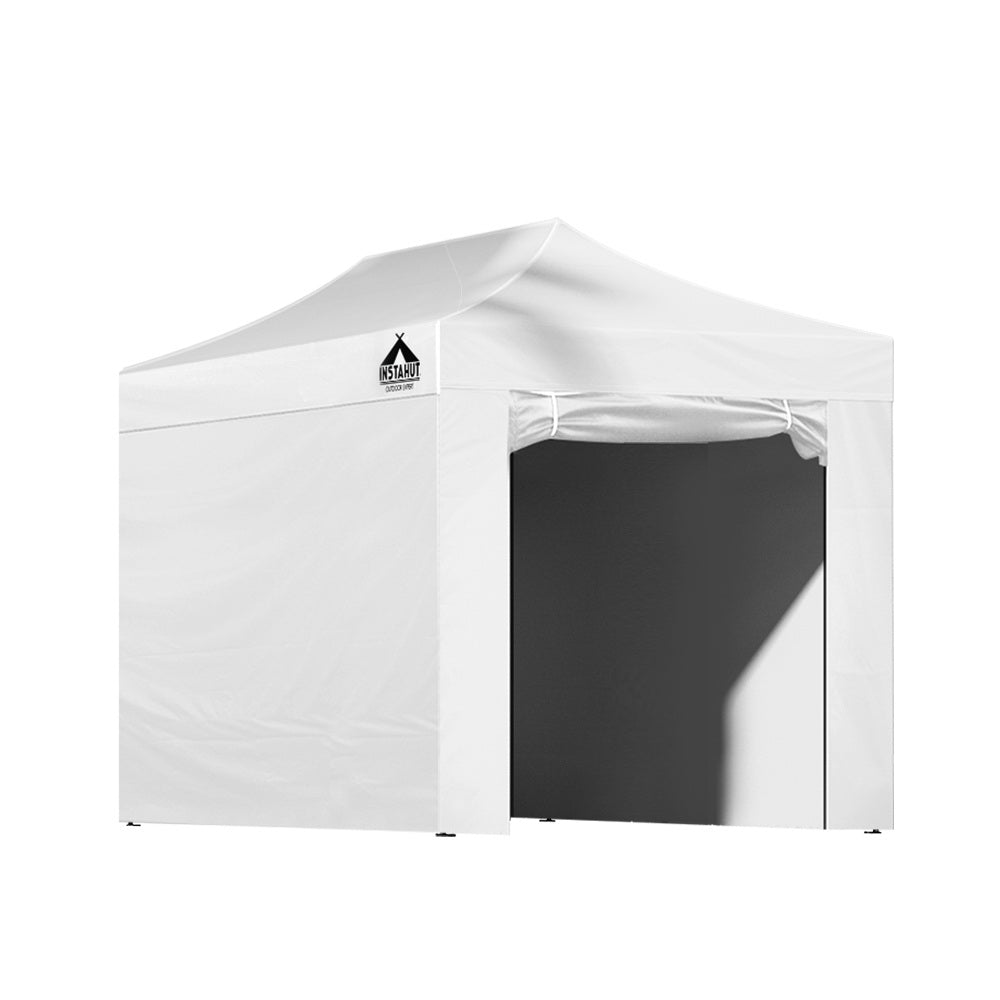 Instahut Gazebo Pop Up Marquee 3x4.5 White