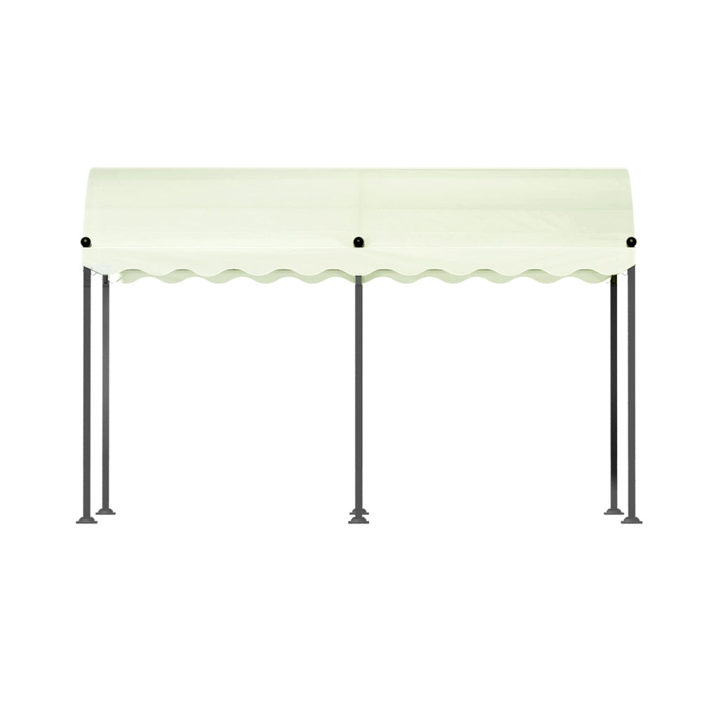 Instahut 4x3m Party Marquee Outdoor Wedding Gazebo Beige