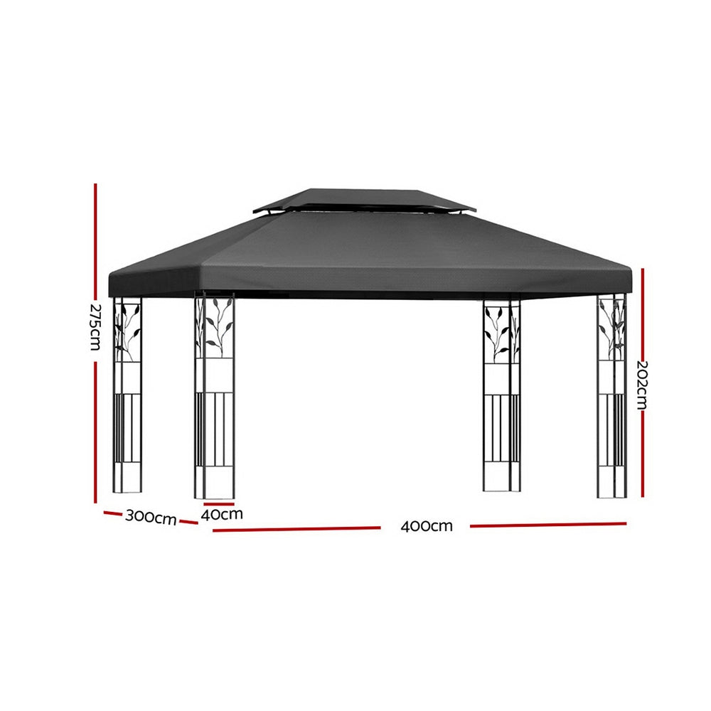 Instahut 4x3m Party Marquee Outdoor Wedding Gazebo