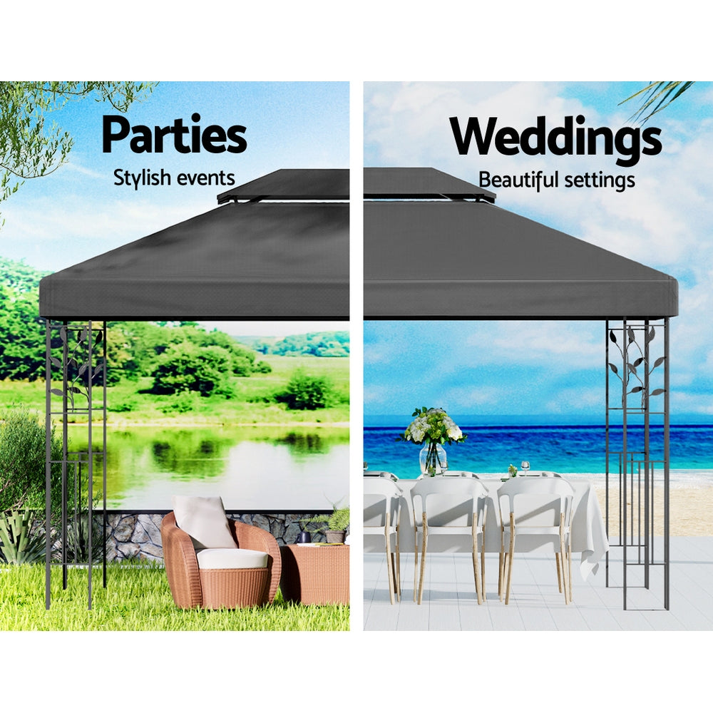 Instahut 4x3m Party Marquee Outdoor Wedding Gazebo