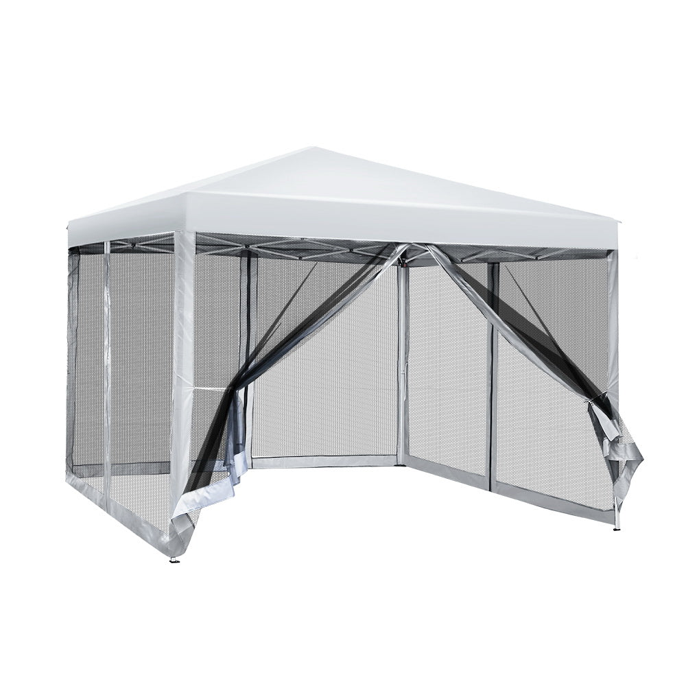 Instahut Marquee 3 x 3M Pop Up Gazebo - White