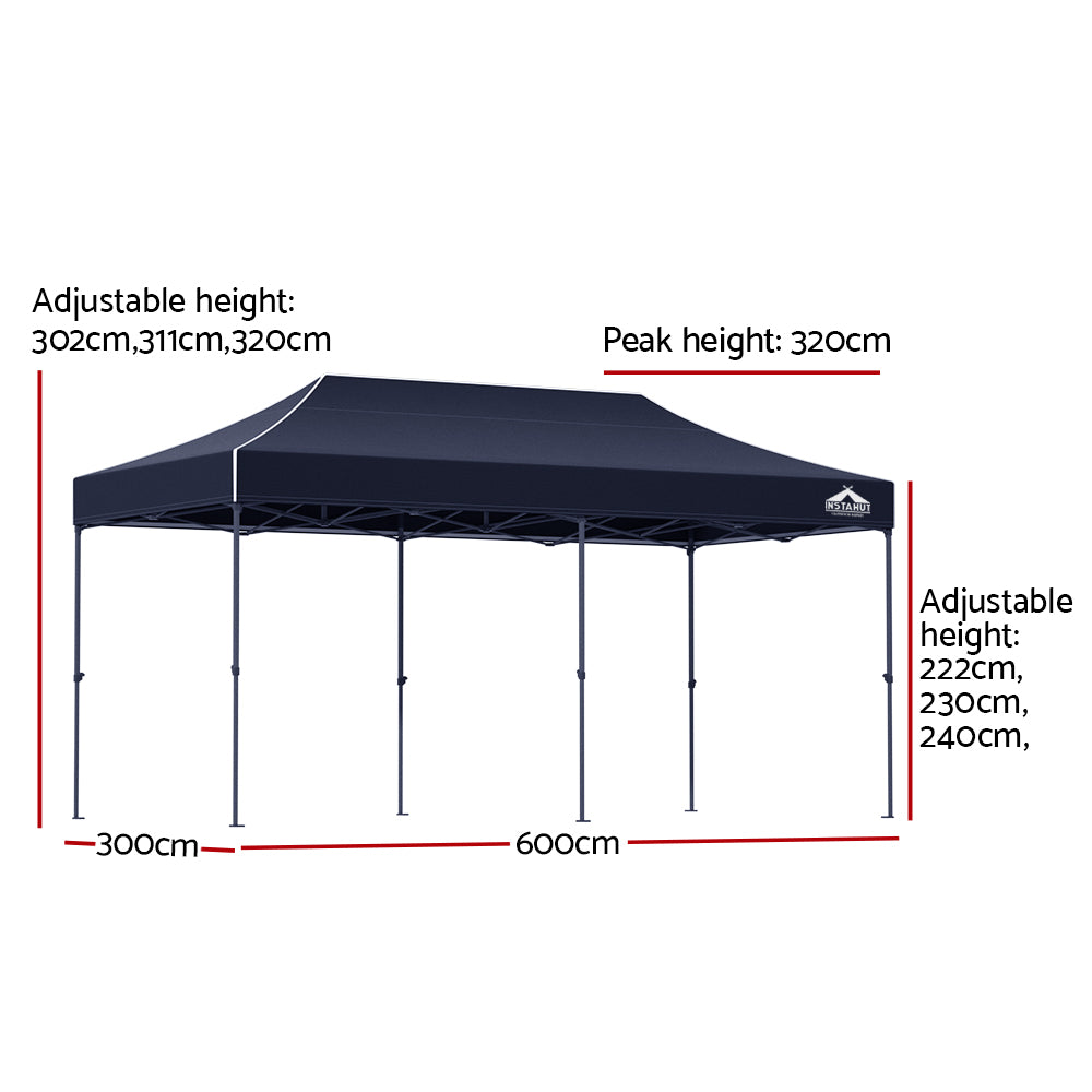 Instahut 3x6M Outdoor Gazebo - Navy