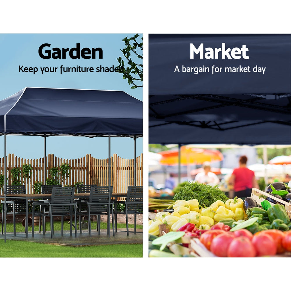 Instahut 3x6M Outdoor Gazebo - Navy