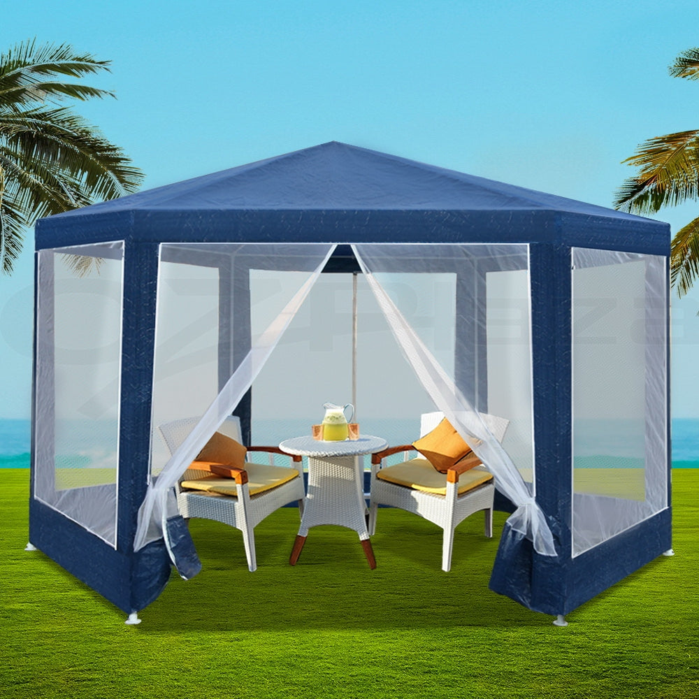 Instahut Gazebo Wedding Party Marquee - Navy