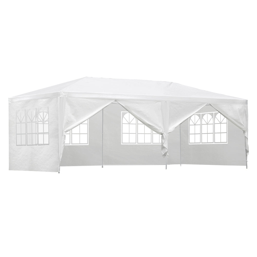 Instahut White Outdoor Gazebo - 3 x 6M