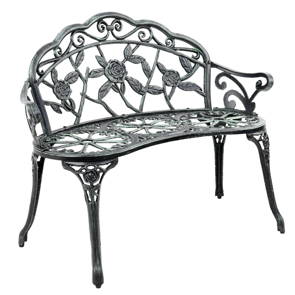 Gardeon Victorian Garden Bench Green