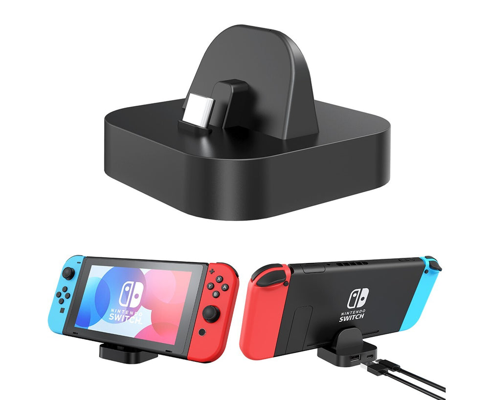 Nintendo Switch and Switch Lite Game Console Charging &amp; Docking Stand, Black