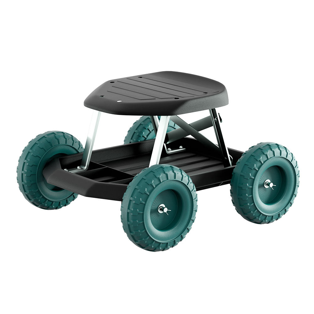 Gardeon Garden Cart Rolling Stool with Wheels