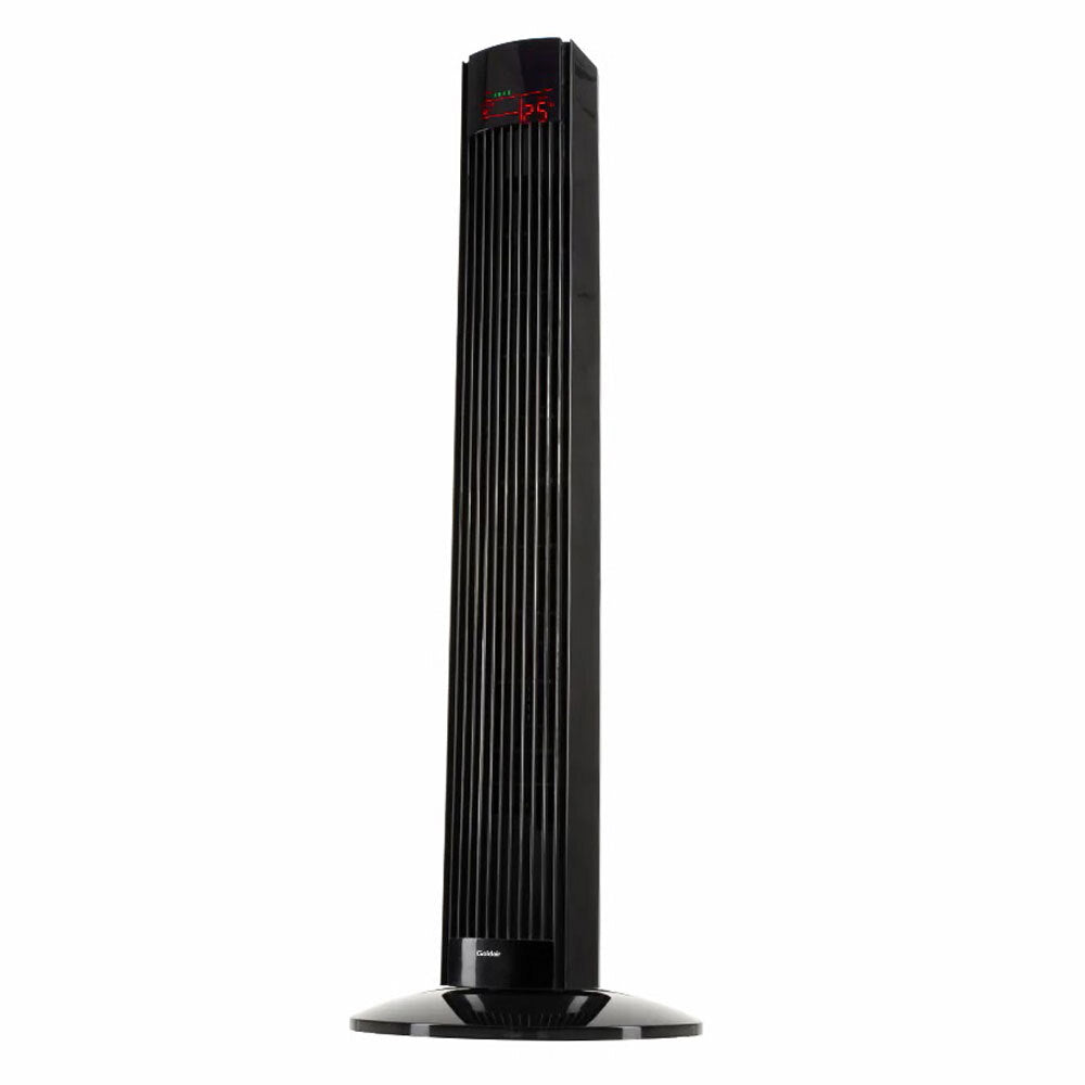 Goldair 3-Speed 91cm/45W Digital Display Tower Fan - Black