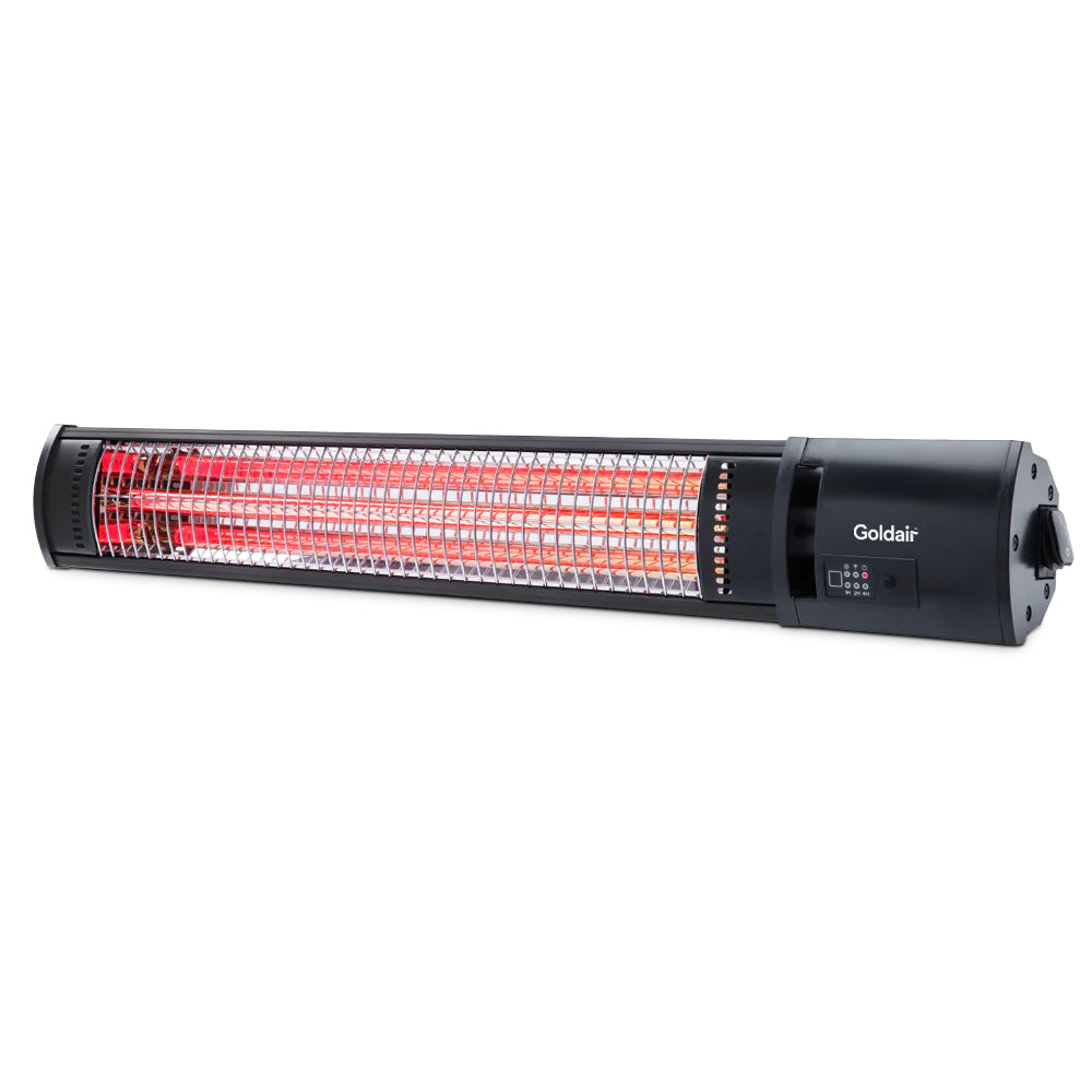 Goldair 72cm 2000W Outdoor Radiant Heater w/ Wifi/Remote Black