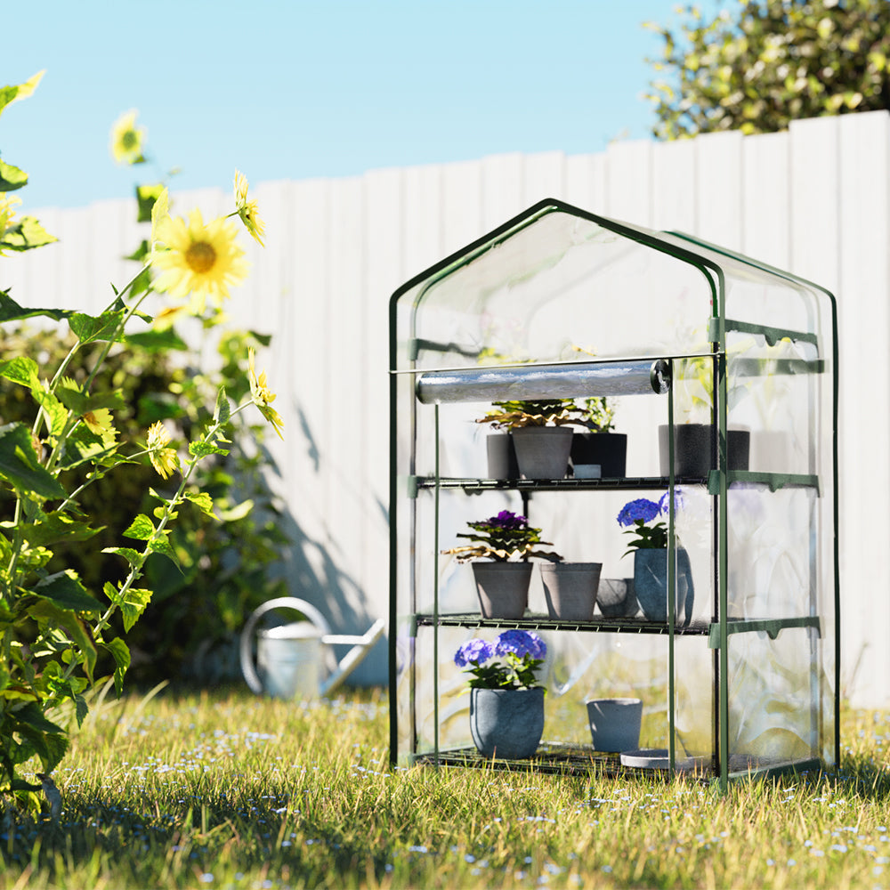 Greenfingers Mini Greenhouse Garden Shed