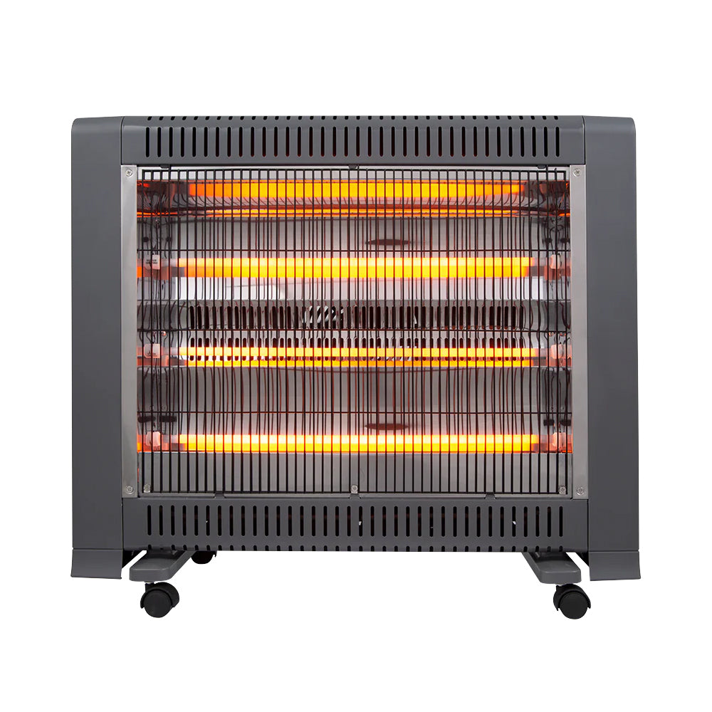 Goldair 65.5cm 2400W Radiant Heater w/ Fan Charcoal