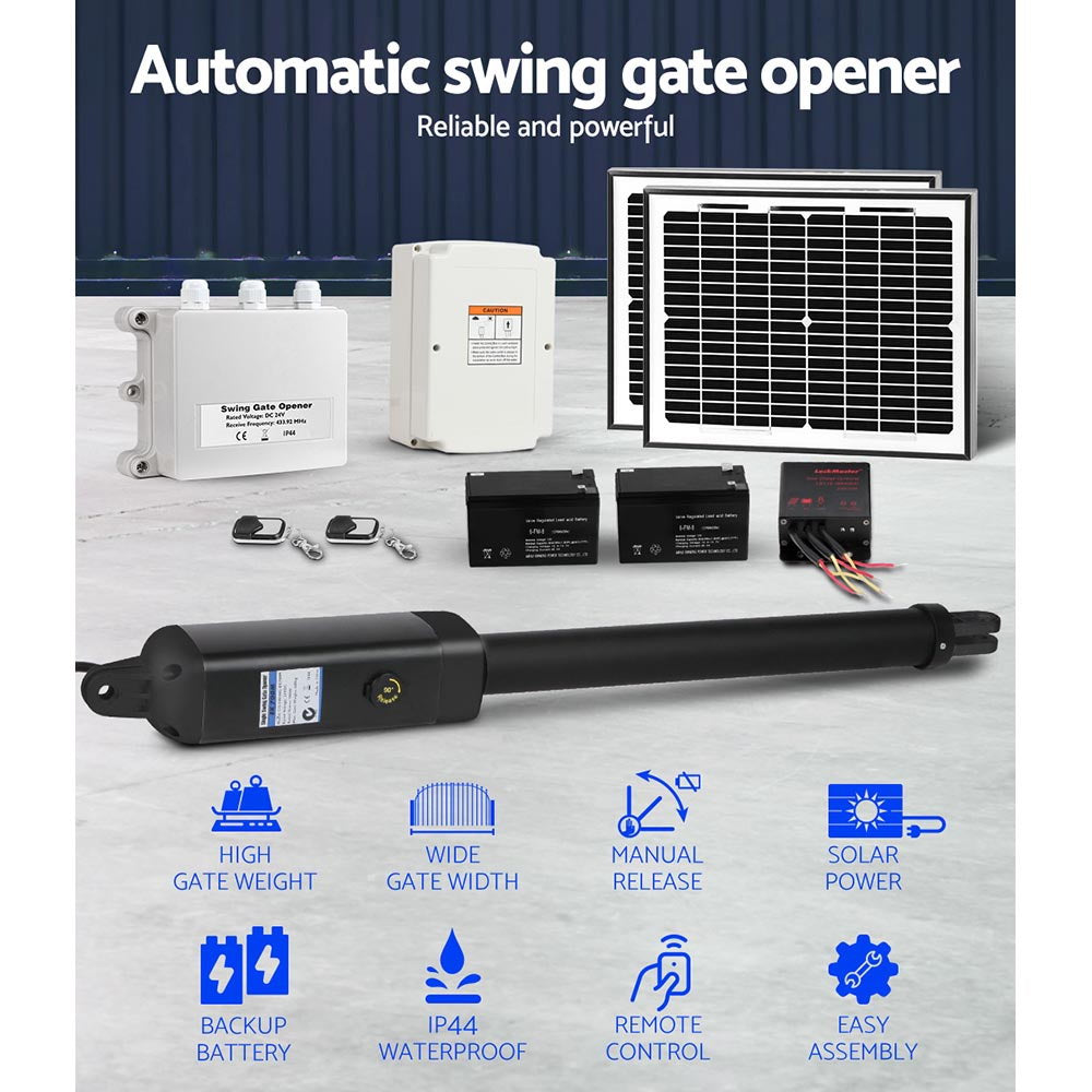 LockMaster Swing Gate Automatic Solar Power 600KG