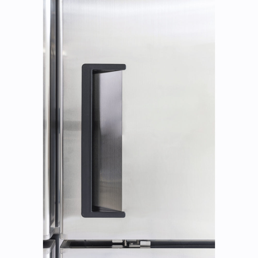 Exquisite GSF1412H Two SPLIT Solid Doors Upright Storage Commercial Freezers 1476 Litre