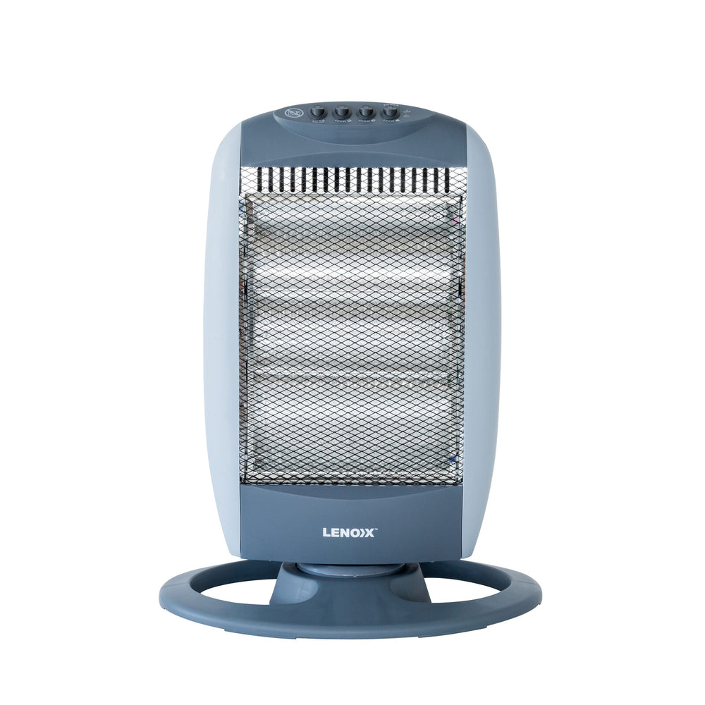 Lenoxx 1200W Halogen Heater with Wide Angle Oscillation