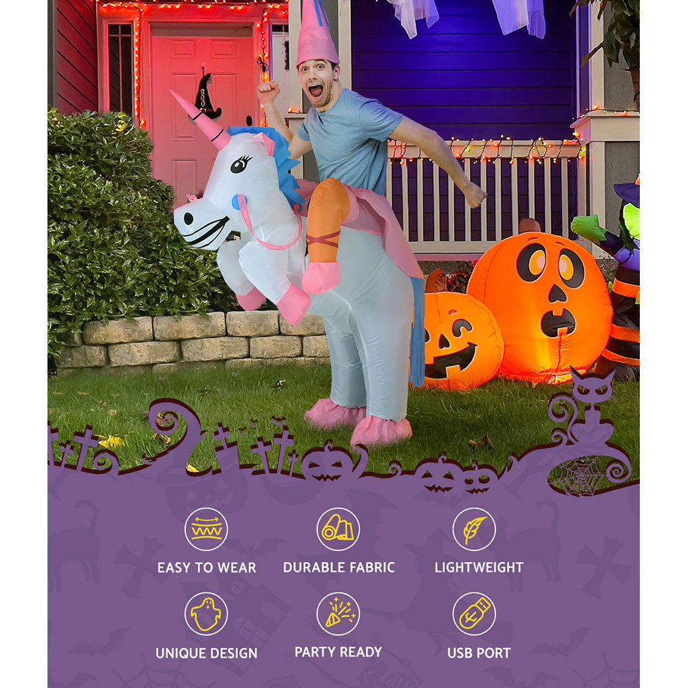 Inflatable Costume Unicorn Halloween Cosplay Suit