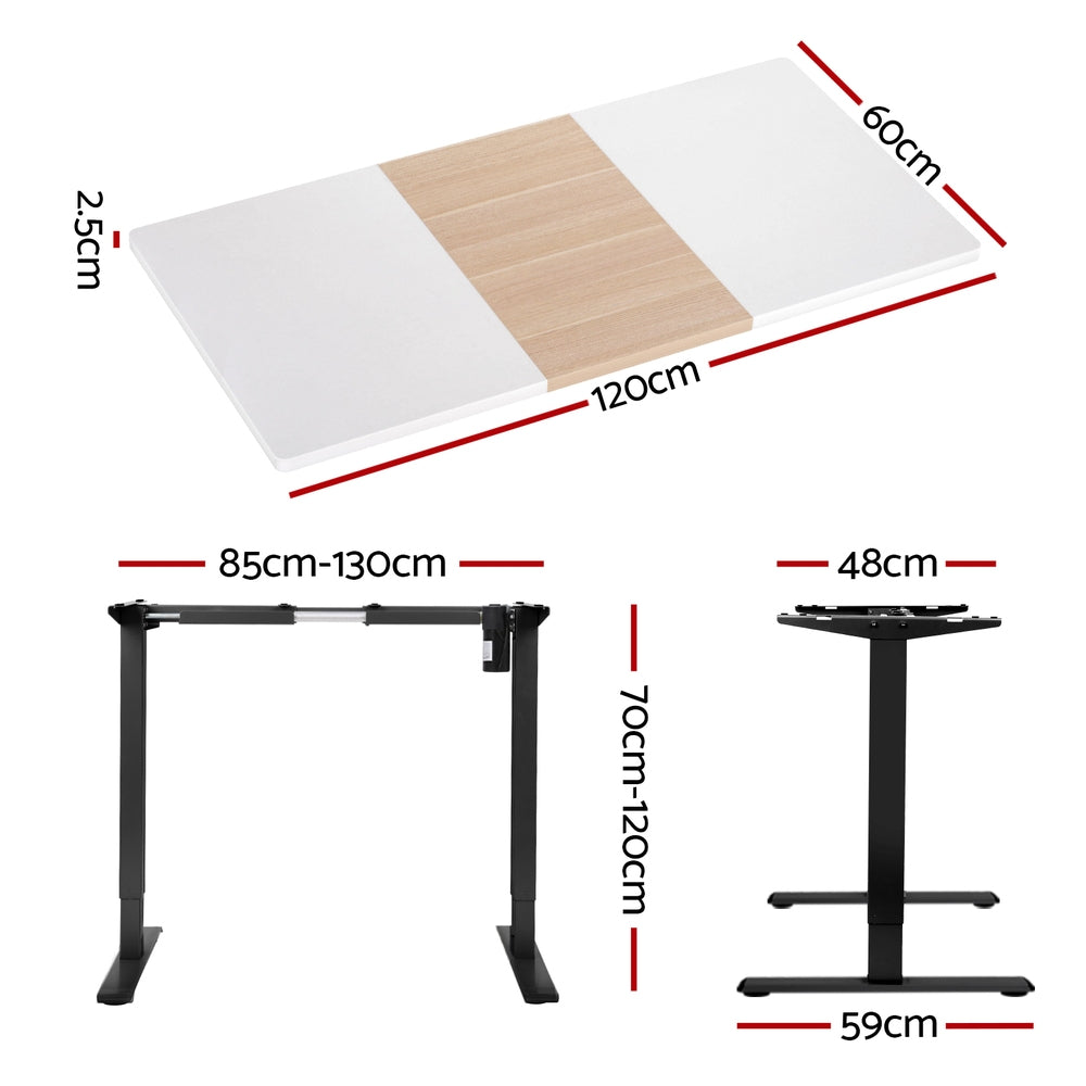 Artiss Motorised Standing Desk 120CM